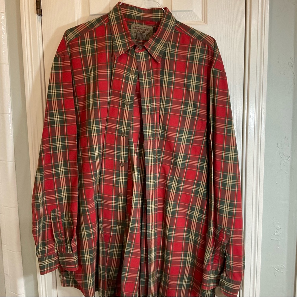 Abercrombie and Fitch Co. Men’s “The Big Shirt” XL long sleeve, button front